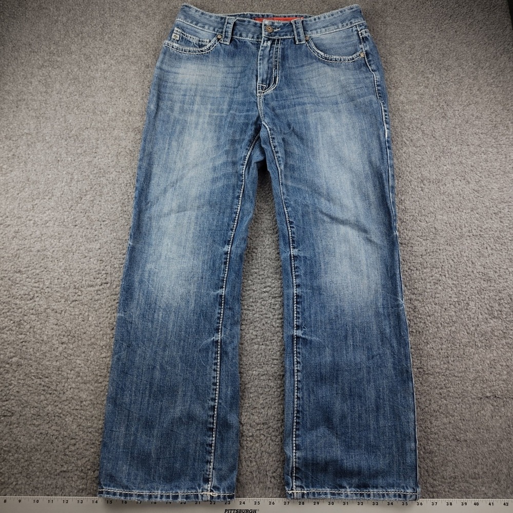 Rock & Roll Cowboy Jeans Mens 34x31 Double Barrel Relaxed Straight Blue